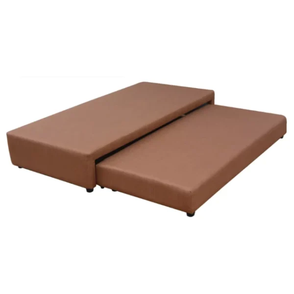 Sommier Divan Doble 1 Plaza Y Media Deseo 90x190 Cm Color Gris